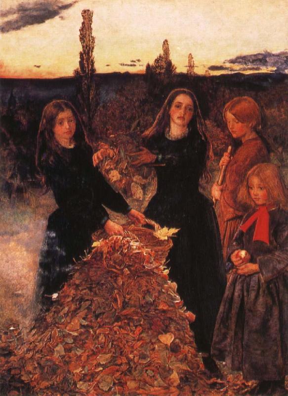 Sir John Everett Millais Antumn Leaves oil painting image